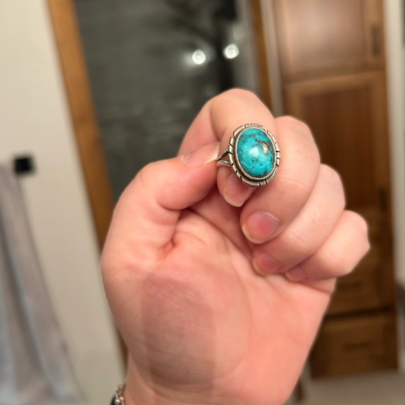 Genuine turquoise ring - Picture 3 of 5